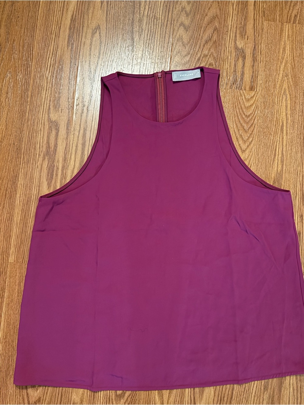 Everlane Sleeveless Tank Top - Plum